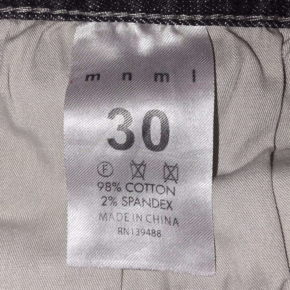 MNML Women's Black Distressed Jeans - Picture 7 of 8